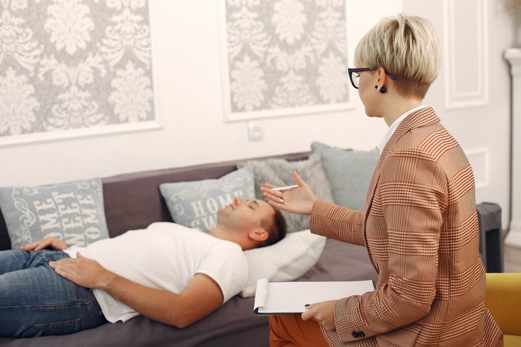 1 / 1 – man-sitting-psychologist-s-office-talking-about-problems